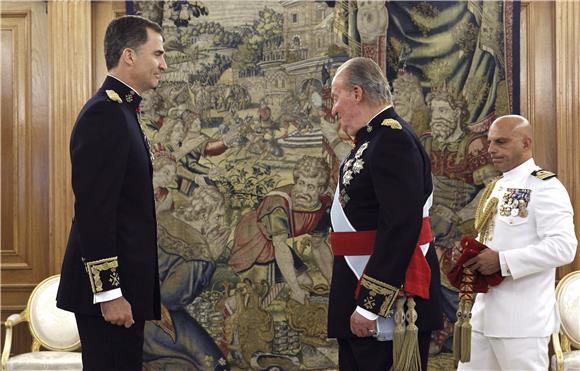 Prisegao novi španjolski kralj Felipe VI.