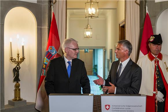 SWITZERLAND CROATIA DIPLOMACY