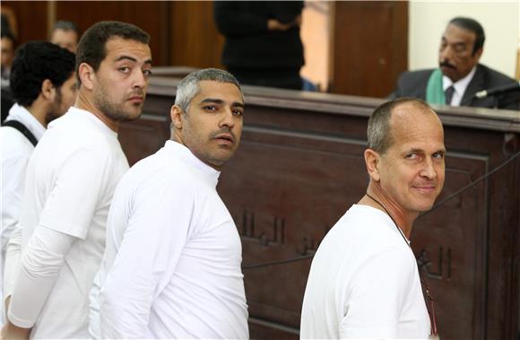 FILE EGYPT AL-JAZEERA TRIAL