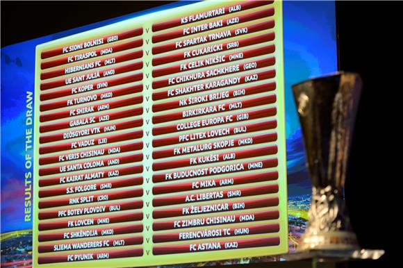 SWITZERLAND SOCCER UEFA EUROPA LEAGUE DRAW