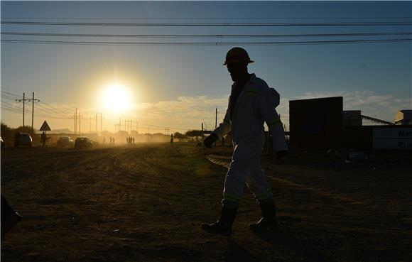 SOUTH AFRICA MINER STRIKE OVER