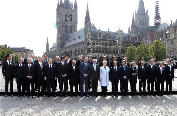 BELGIUM EU COUNCIL FIRST WORLD WAR ANNIVERSARY