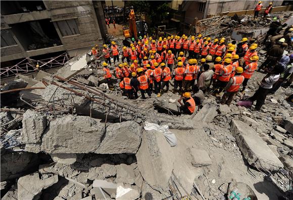 INDIA CHENNAI BUILDING COLLAPSE