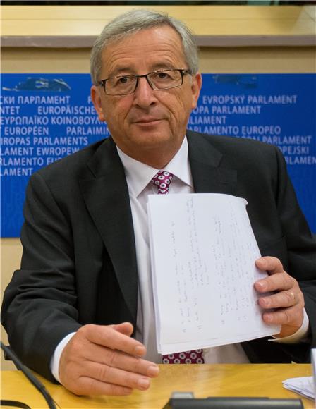 BELGIUM EU PARLIAMENT JUNCKER