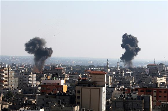 MIDEAST ISRAEL PALESTINIAN AIRSTRIKES