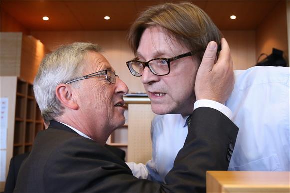 BELGIUM EU PARLIAMENT JUNCKER