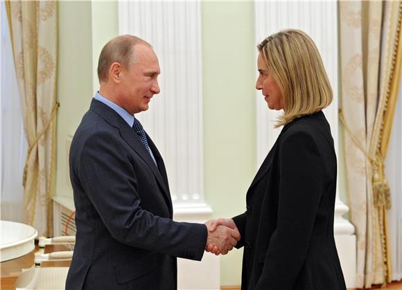 RUSSIA ITALY MOGHERINI DIPLOMACY