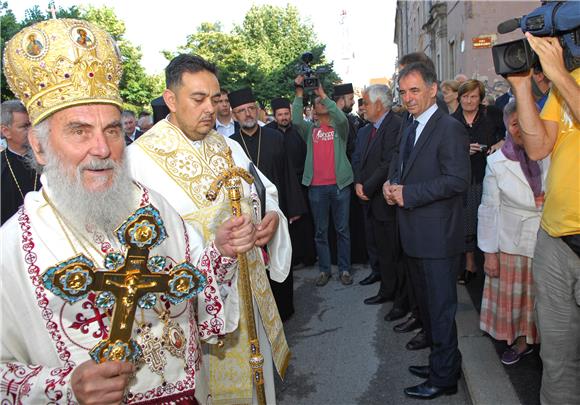 Patrijarh Irinej posvetio obnovljenu crkvu Sv. oca Nikolaja u Karlovcu