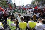 AUSTRIA PROTEST AGAINST GAZA ISRAELI ATTACKS