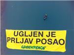 Greenpeace u Plominu upozorava - 'Ugljen je prljav posao'