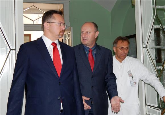 Minsitar Varga u posjetu Specijalnoj bolnici za medicinsku rehabilitaciju u Krapinskim toplicama