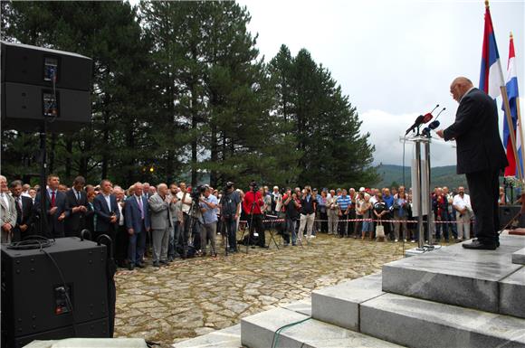 Proslava godišnjice Dana ustanka naroda Like u Srbu