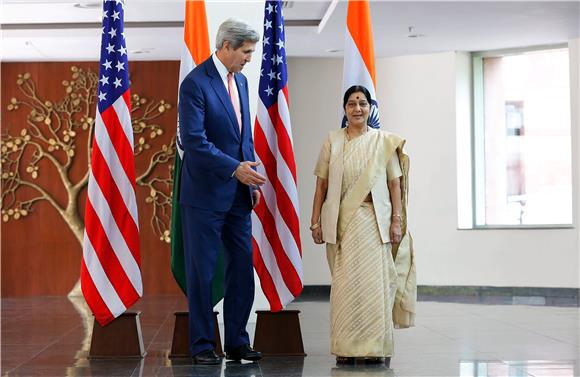 INDIA US SECRETARY OF STATE JOHN KERRY VISIT