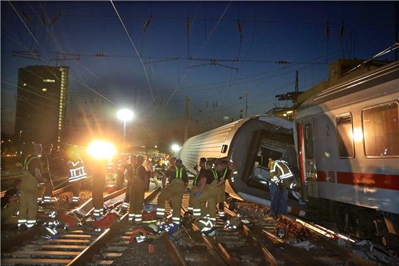 GERMANY PASSENGER TRAIN ACCIDENT MANNHEIM