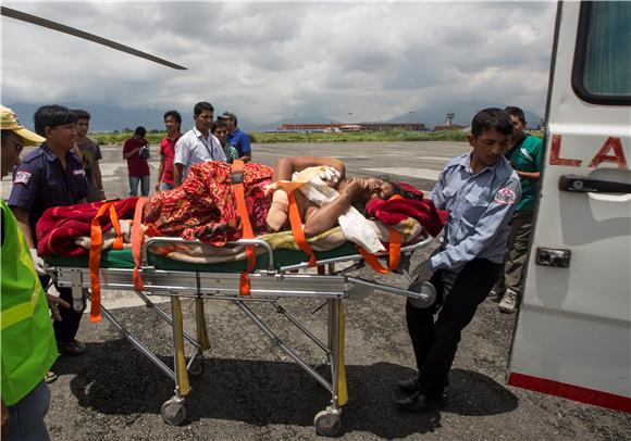 NEPAL LANDSLIDE VICTIM