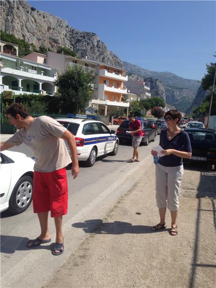 Prosvjed zbog neizgradnje brze ceste Trogir-Omiš