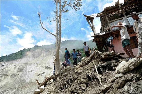 NEPAL LAND SLIDE 