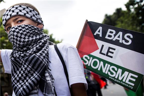 FRANCE PRO PALESTINIAN PROTEST