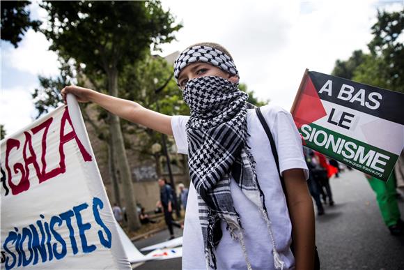 FRANCE PRO PALESTINIAN PROTEST