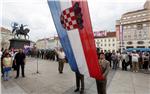 Mimohod pobjednika i podizanje zastave RH na Trgu bana Jelačića