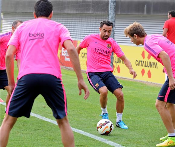 BRITAIN SOCCER TRAINING BARCELONA