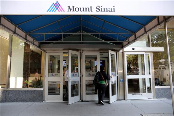 USA HEALTH EBOLA MOUNT SINAI