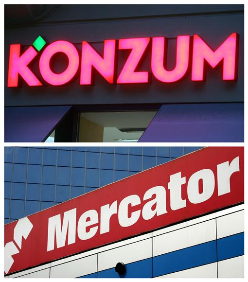 Konzum i Mercator oglasili prodaju/davanje u zakup 95 trgovina