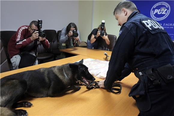 Policijski pas na granici nanjušio 6,3 kilograma heroina