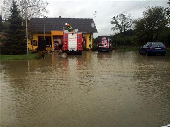 Obilne kiše izazvale poplave u Zagorju