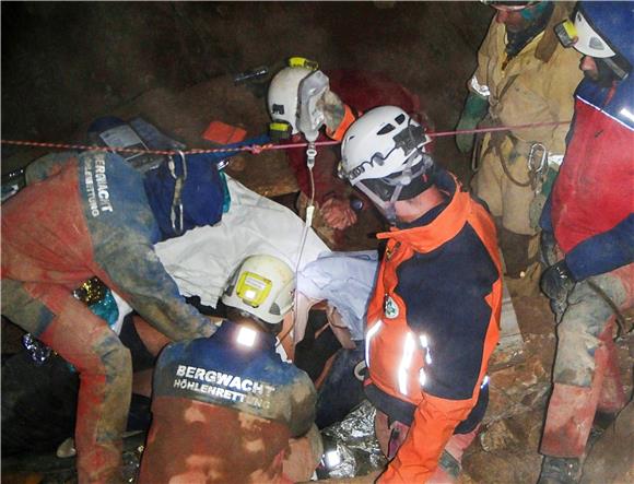 AUSTRIA SALZBURG CAVE ACCIDENT 