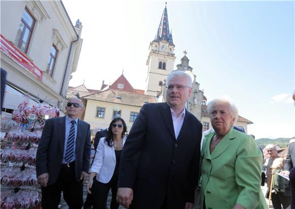 Predsjednik Josipović posjetio 12. međunarodno vozočašće u Mariji Bistrici