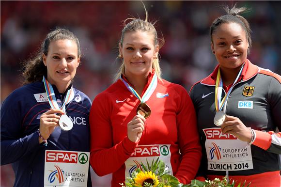 SWITZERLAND ATHLETICS EUROPEAN CHAMPIONSHIPS