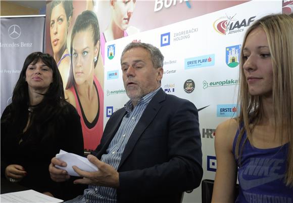 Novinarska konferencija u povodu IAAF World Challenge mitinga Zagreb 2014