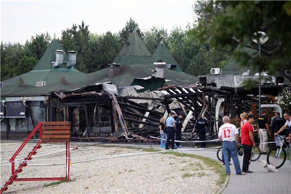 Požar u noćnom klubu na zagrebačkom Jarunu