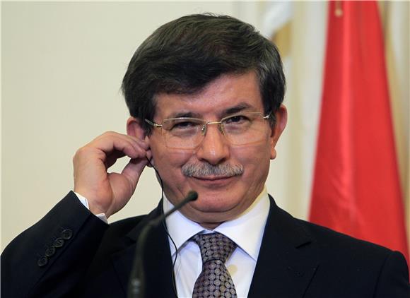 FILE GREECE TURKEY ERDOGAN DAVUTOGLU