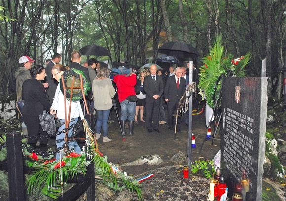 Komemoracija za žrtve komunističkih zločina kod Jazovke