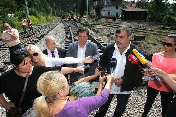 Obilazak radova na obnovi željezničke infrastrukture u Gorskom kotaru