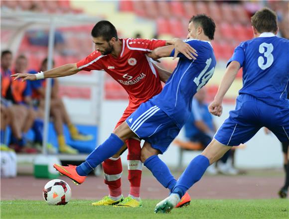 Prva HNL: Split - Slaven Belupo 0-0 (poluvrijeme) 24.8.2014.