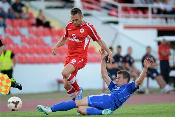 Prva HNL: Split - Slaven Belupo 0-0 (poluvrijeme) 24.8.2014.