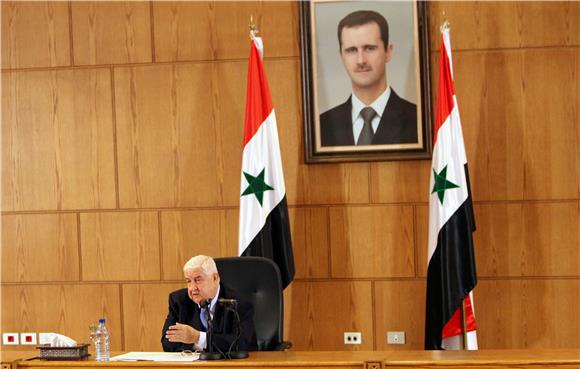 SYRIA UNREST FOREIGN MINISTER PRESS CONFERENCE 