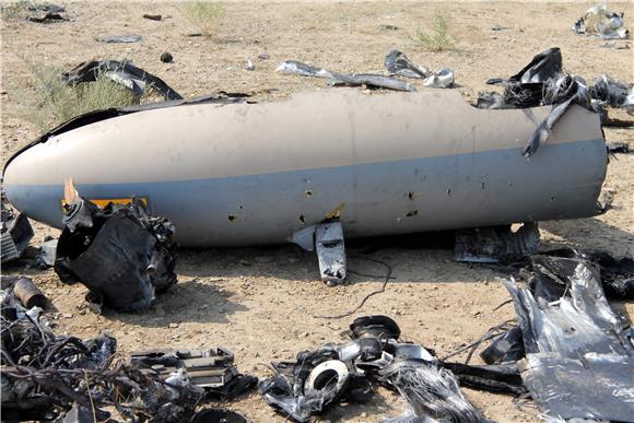 IRAN DEFENCE ISRAELI DRONE SHOT DOWN