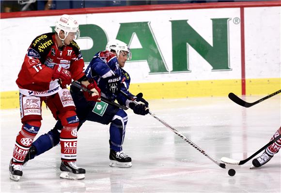 Hokej: Medveščak - KAC 29.8.2014.