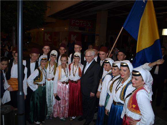 Predsjednik Josipović posjetio Špancirfest