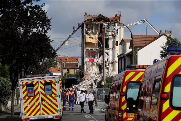 FRANCE ACCIDENTS HOUSE COLLAPSE