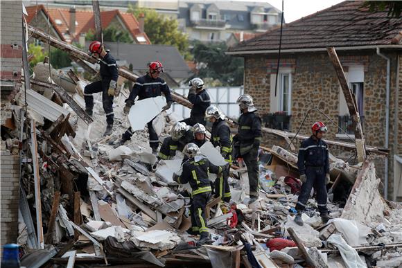 FRANCE ACCIDENTS HOUSE COLLAPSE