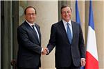 Hollande i Draghi složno glede deflacije