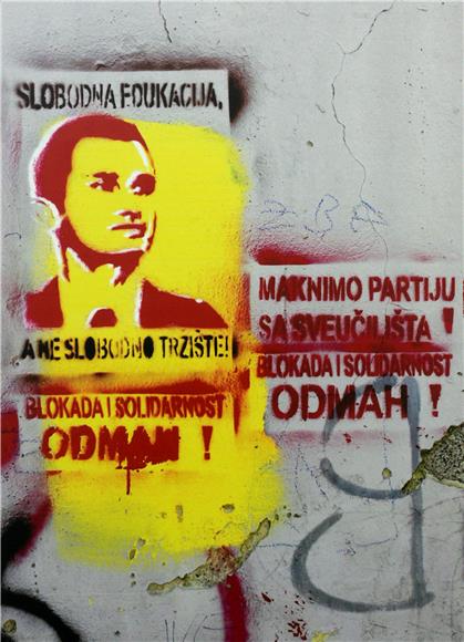 Otvorena izložba 'Politički grafiti u Puli'