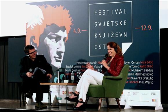 Francesca Melandri otvorila Festival svjetske književnosti