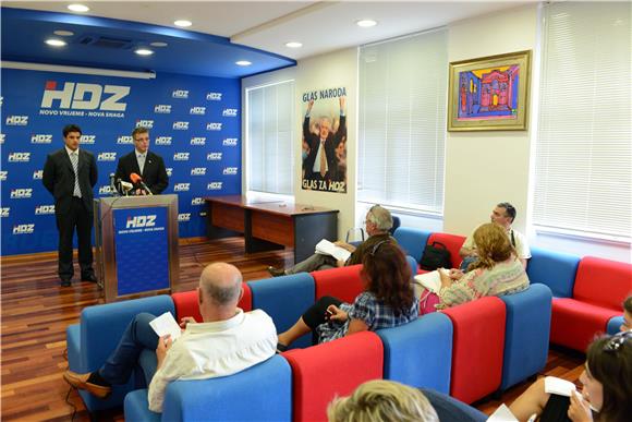 Izvanredna konferencija za medije Hrvatske demokratske zajednice