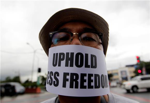 PHILIPPINES PRESS FREEDOM PROTEST